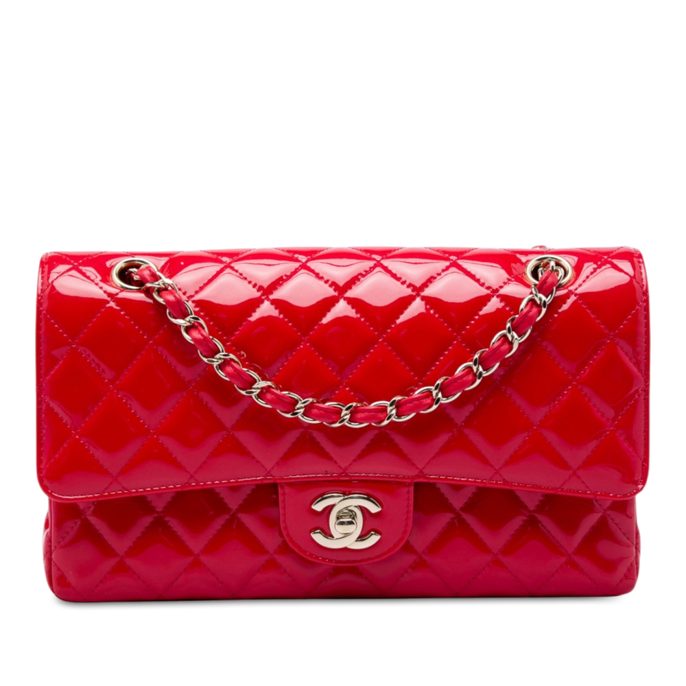Pre-Loved Chanel Medium Classic Patent Double Flap